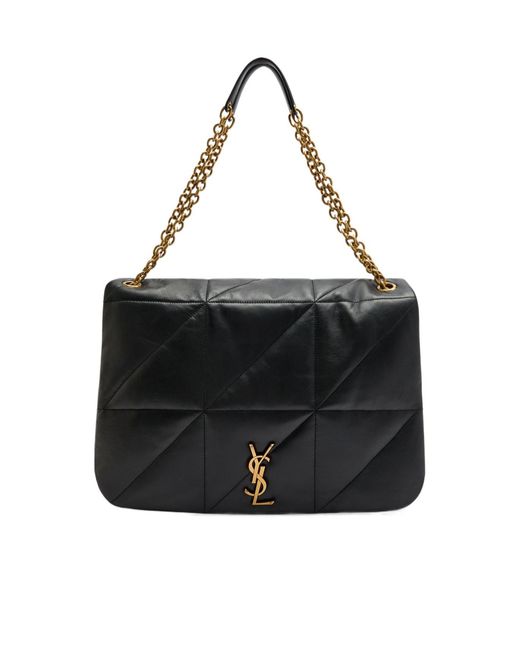 Saint Laurent Black Jamie 4.3 Xl Quilted Leather Shoulder Bag