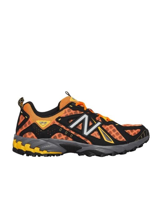New Balance Brown 610V1 Lace-Up Sneakers for men