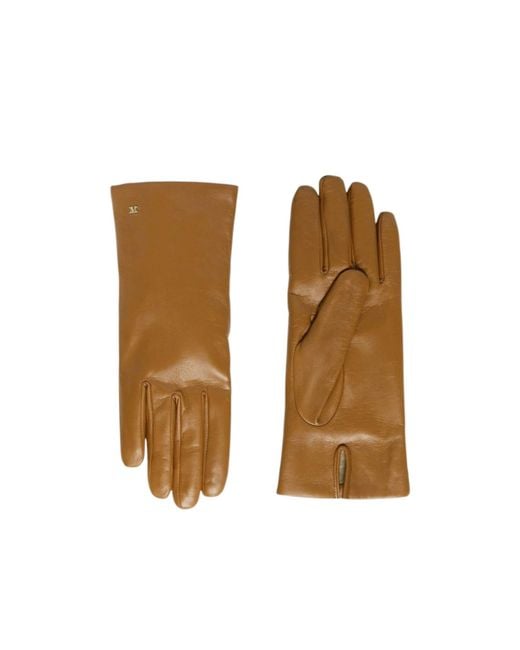 Max Mara Natural Five-Finger Gloves