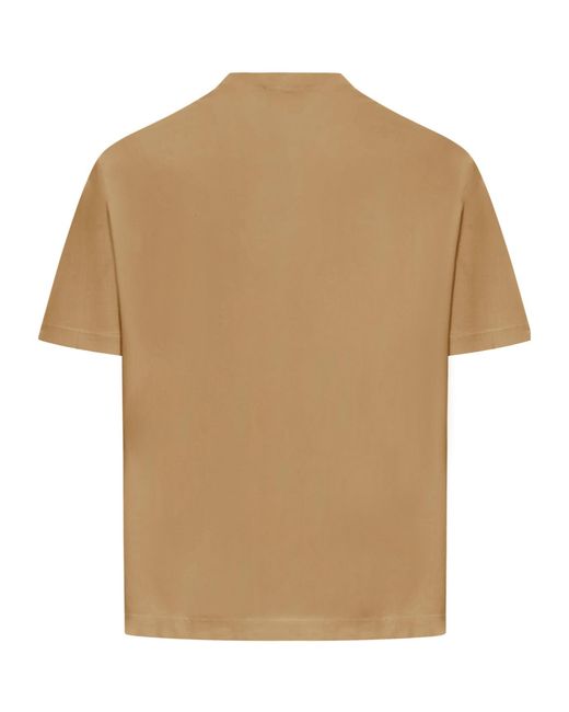 Stone Island Natural Logo Patch Short-Sleeved T-Shirt for men