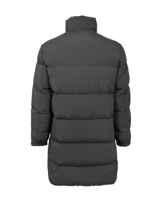 Boss Gray Long Down Jacket for men