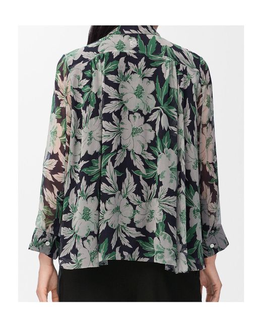 Loewe Green Relaxed Fit Crepe Shirt