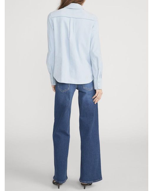 FRAME Blue Low Rise Le Slim Palazzo Jeans