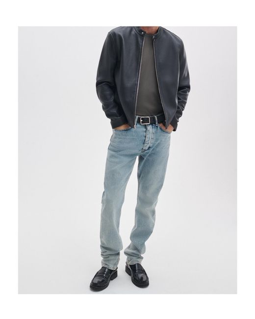 Rag & Bone Gray Classic Tech Knit T-Shirt for men