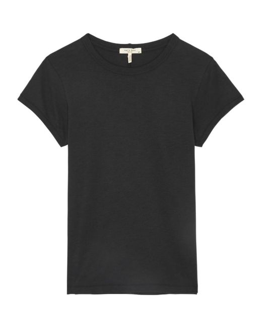 Rag & Bone Black Short-Sleesleeved T-Shirt