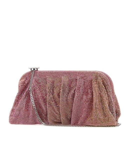 Benedetta Bruzziches Purple Venus La Grande Clutch Bag
