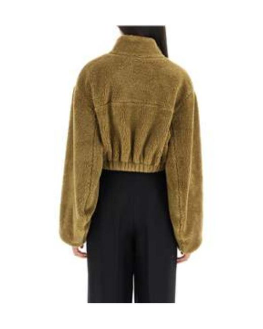 Khaite Green High-Necked Casual Jacket