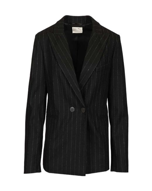 Forte_forte Black Striped Blazer