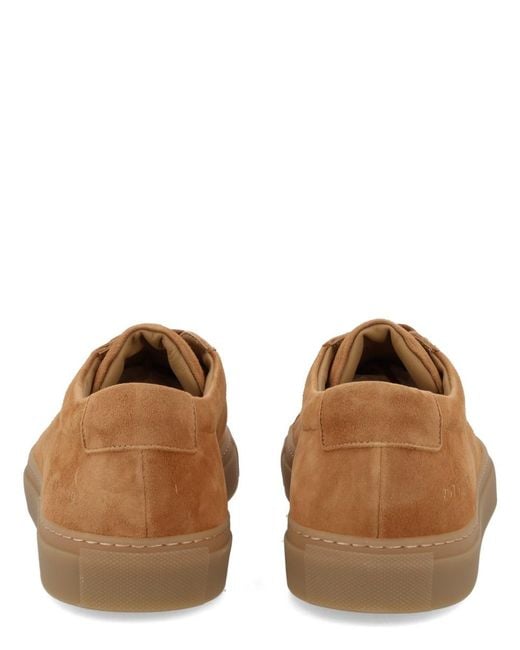 Common Projects Brown Achilles Premium Low-Top Sneakers for men