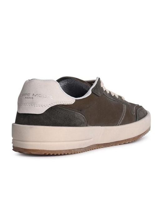 Philippe Model Black Nice Low-Top Sneakers for men
