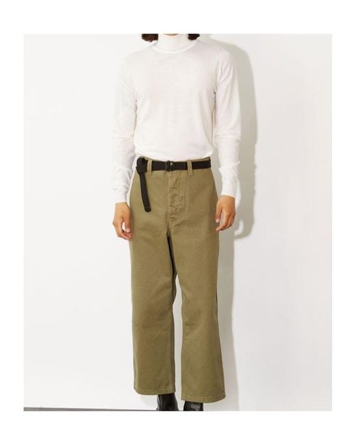 John Smedley White Cherwell Roll Neck Jumper for men