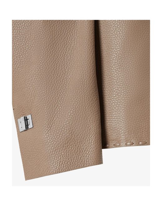 Fendi Brown Leather Jacket