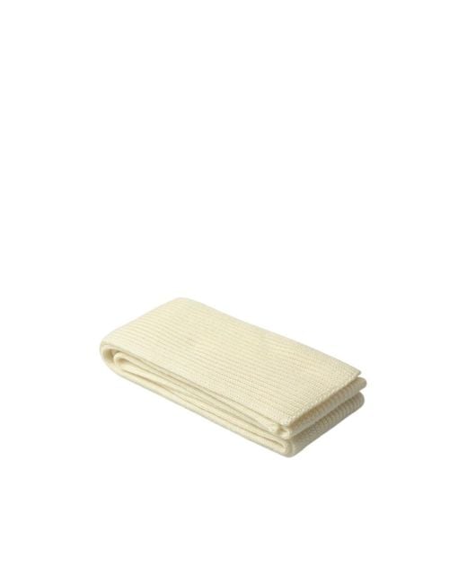 Andersen-Andersen White Logo Detail Scarf for men