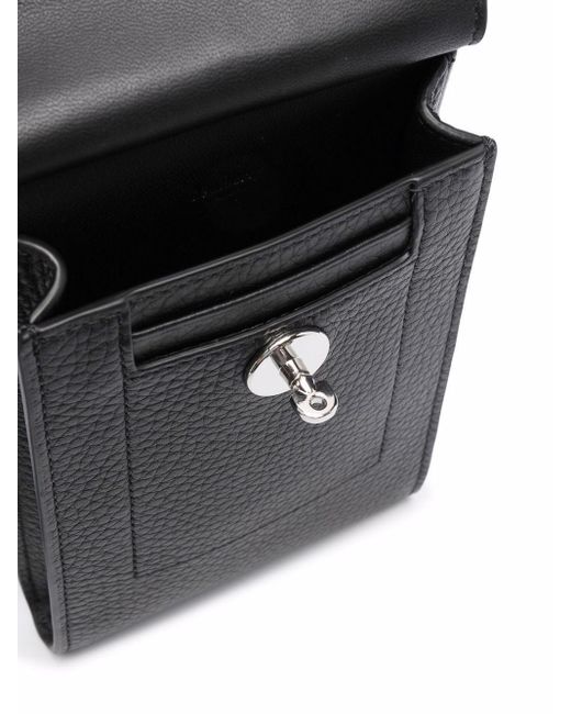 Mulberry Black Small Anthony Grained-Leather Crossbody Bag