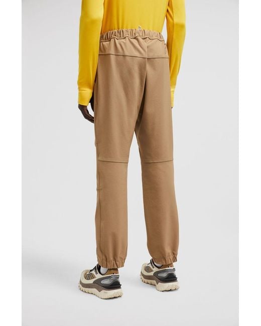 Moncler Natural Twill Trousers for men