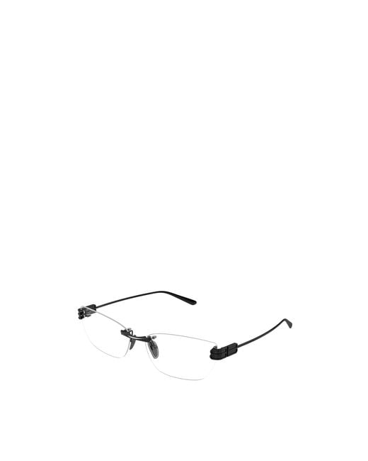 Balenciaga White Eyewear Rectangle Frame Glasses