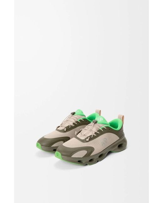 Loewe Green X On Cloudsolo Lace-Up Sneakers