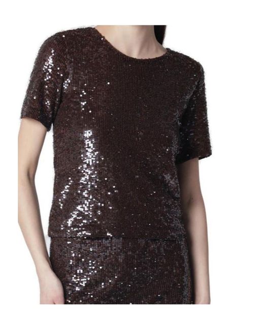 P.A.R.O.S.H. Multicolor P.A.R.O..H. Full Sequins Blouse