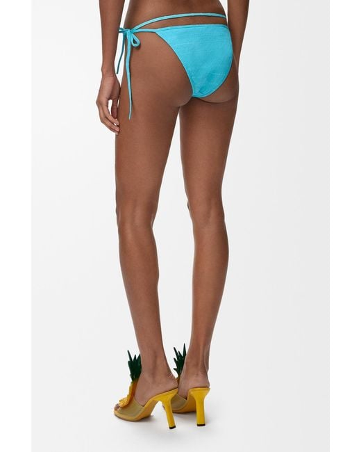 Loewe Blue Logo Tie Bikini Briefs