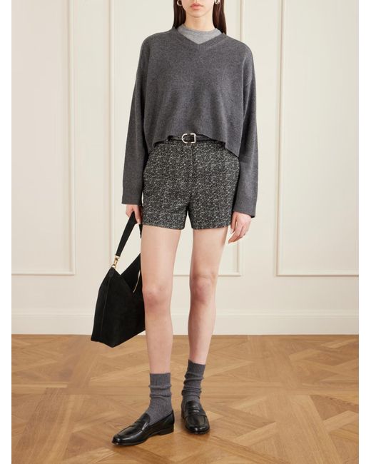 Blazé Milano Gray Antalyateke Tweed Shorts