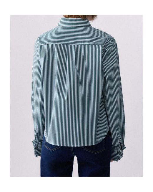 Liu Jo Blue Striped Shirt