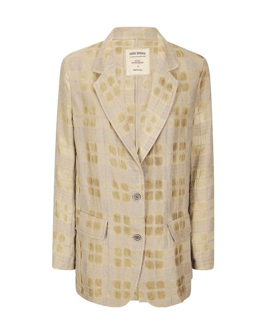 Uma Wang Natural Wool And Viscose Jacket
