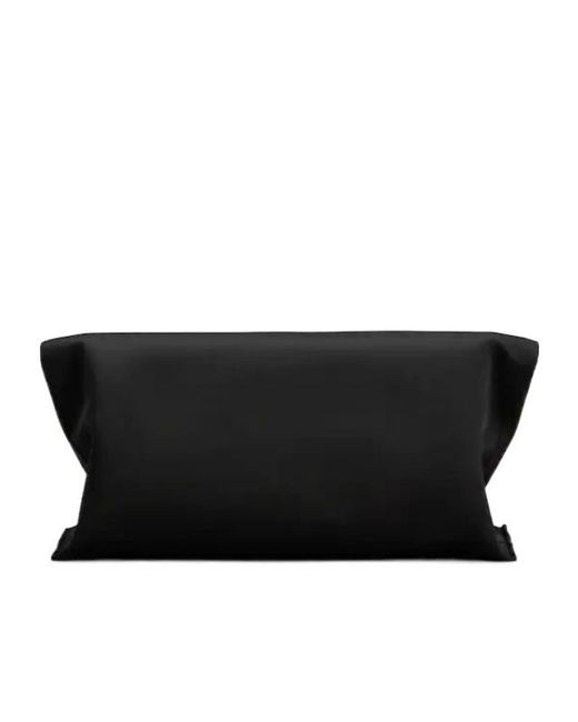 Roger Vivier Black Trompette Chain Clutch Bag
