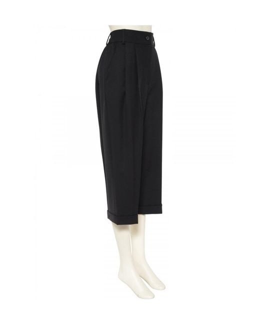 Dolce & Gabbana Black Logo Casual Pants