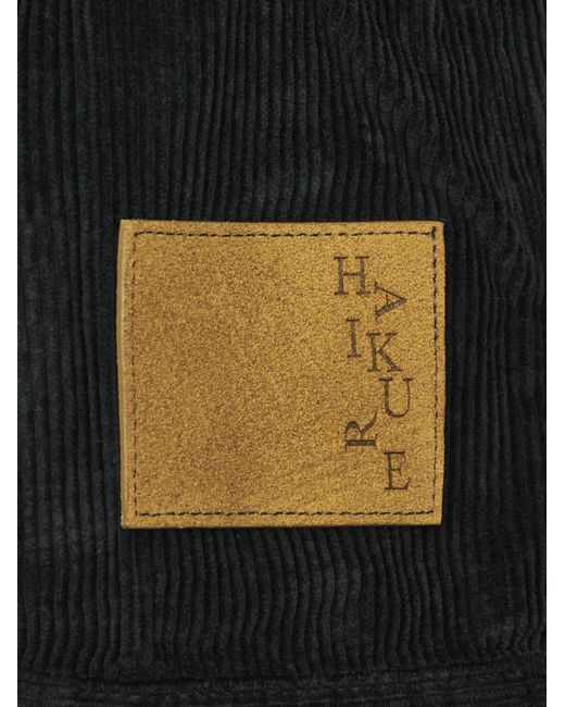 Haikure Black Button-Down Long-Sleeved Casual Jacket