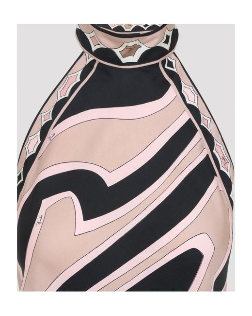 Emilio Pucci White Silk Mini Dress