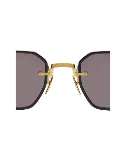 Akoni White Geometric Sunglasses for men