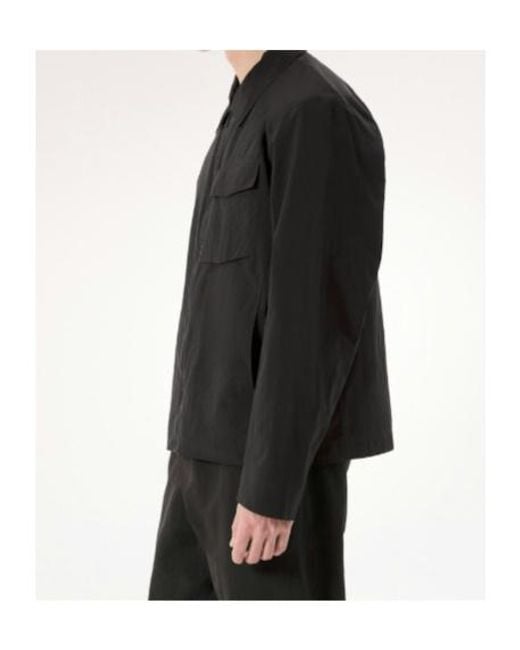 Veilance Black Spere Sl Zip-Up Flap-Pocket Jacket for men
