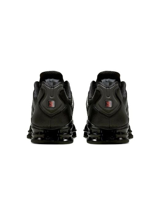 Nike Black Shox Tl Lace-Up Sneakers for men