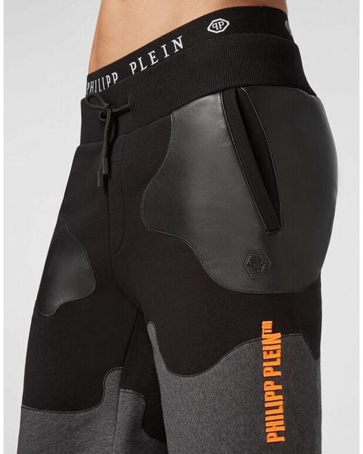 Philipp Plein Black Logo Detail Shorts for men