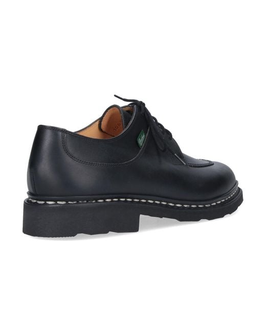 Paraboot Black Avignon Derby Shoes for men