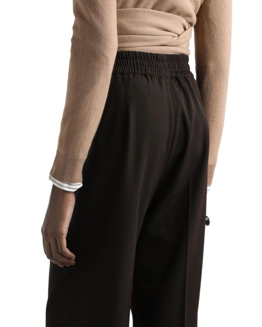 Dolce & Gabbana Black Dolce & Gabbana Wool Gabardine Pants