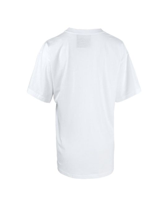 Moschino White Logo Organic Cotton T-Shirt