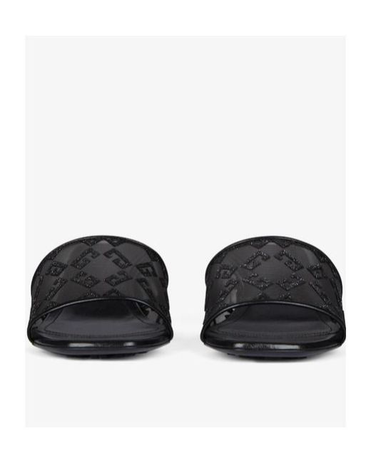 Givenchy White Monogram 72 Mesh G Cube Mules