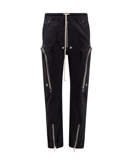 Rick Owens Black Bauhaus Cargo Pants for men