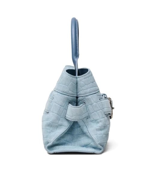 Marc Jacobs Blue Dakota Small Belted Shoulder Bag