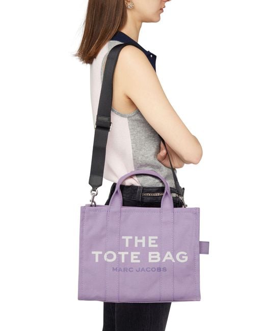 Marc Jacobs Purple The Leather Medium Tote Bag