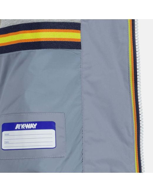 K-Way Blue Valen Sleeveless Jacket for men