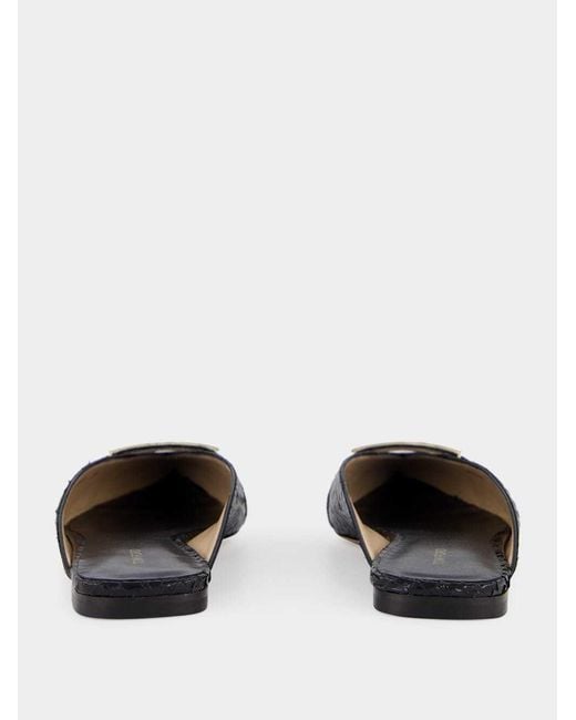 Tom Ford Black Julianne Pointed Toe Mules