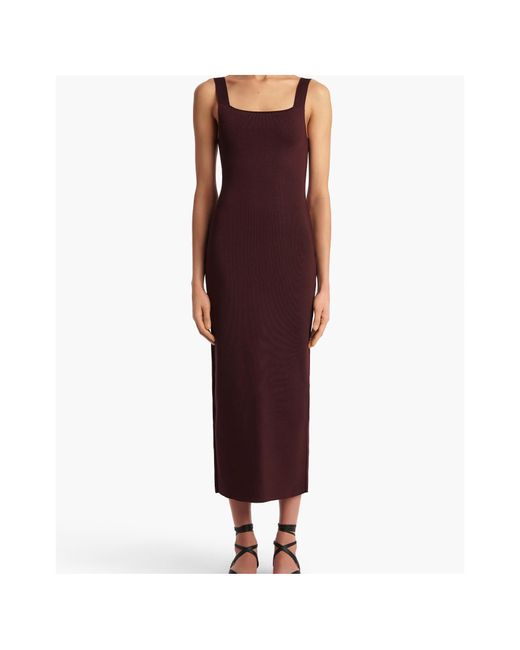 Khaite Black Dixi Midi Dress