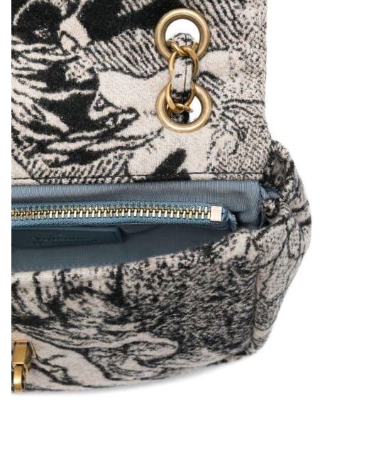 Vivienne Westwood Metallic Flap Shoulder Bag