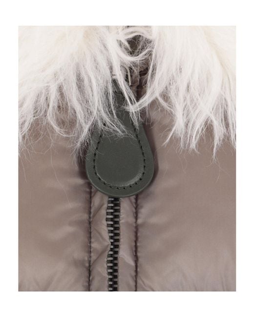 Jil Sander Gray Quilted Jacket