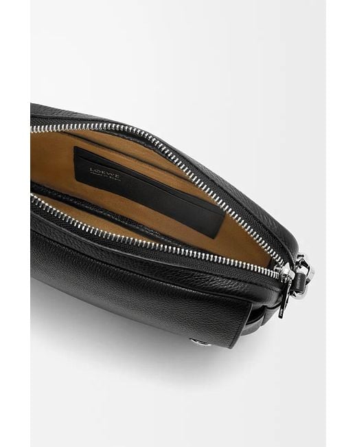 Loewe Brown Small Pebble Messenger Bag for men