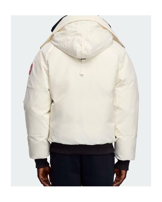 Canada Goose White Chilliwack Bomber for men