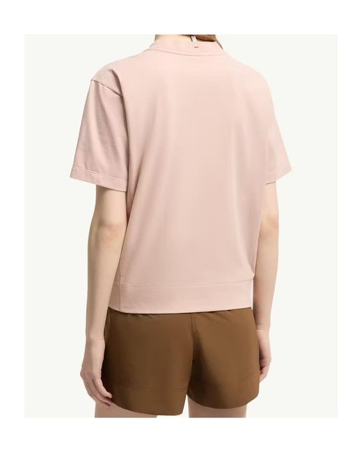 Moncler Pink Grenoble 3 Packs Logo Patch Crewneck T-Shirt