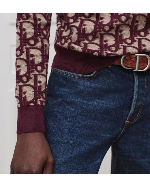 Dior Red Oblique Sweater for men